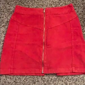 Wild Honey Red Skirt